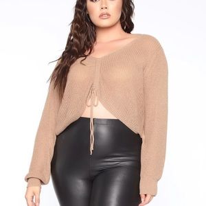 Fashion nova pull my string sweater